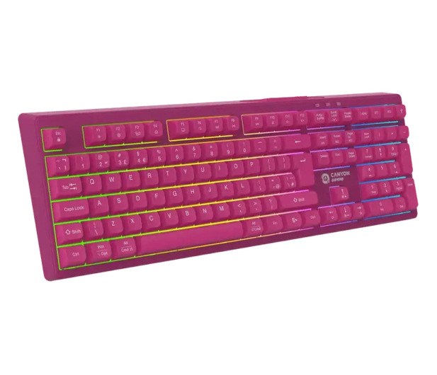 CANYON Fortnax GKW-2 Wireless (magenta) - 1546976 - zdjęcie 2